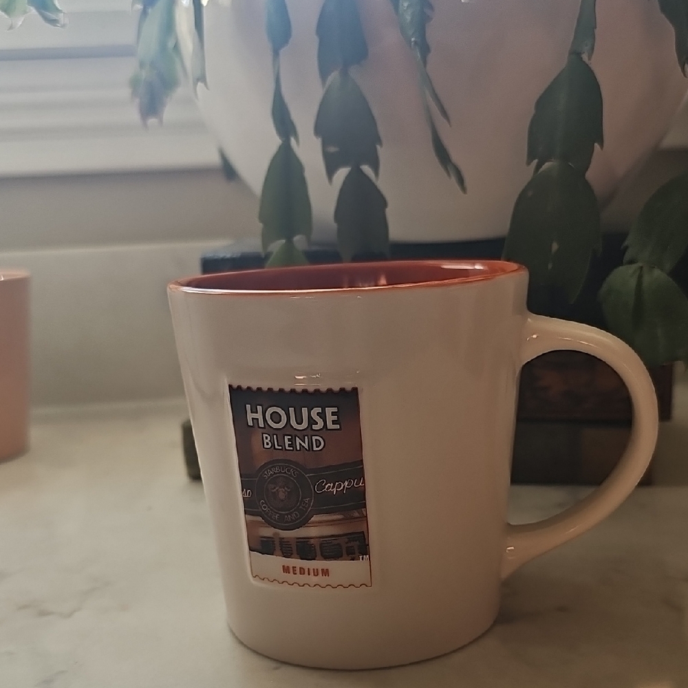 Starbucks Cream and Brown House Blend Mug